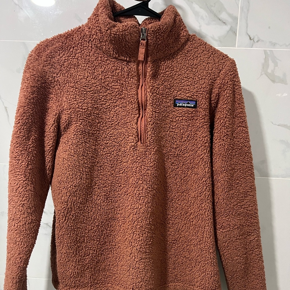 Patagonia teddy bear half zip